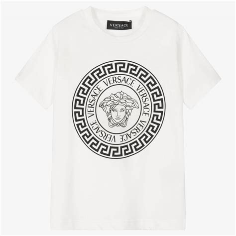 plain white versace shirt.